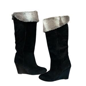 BCBGeneration Woman’s Mocha Suede Boots 8,5